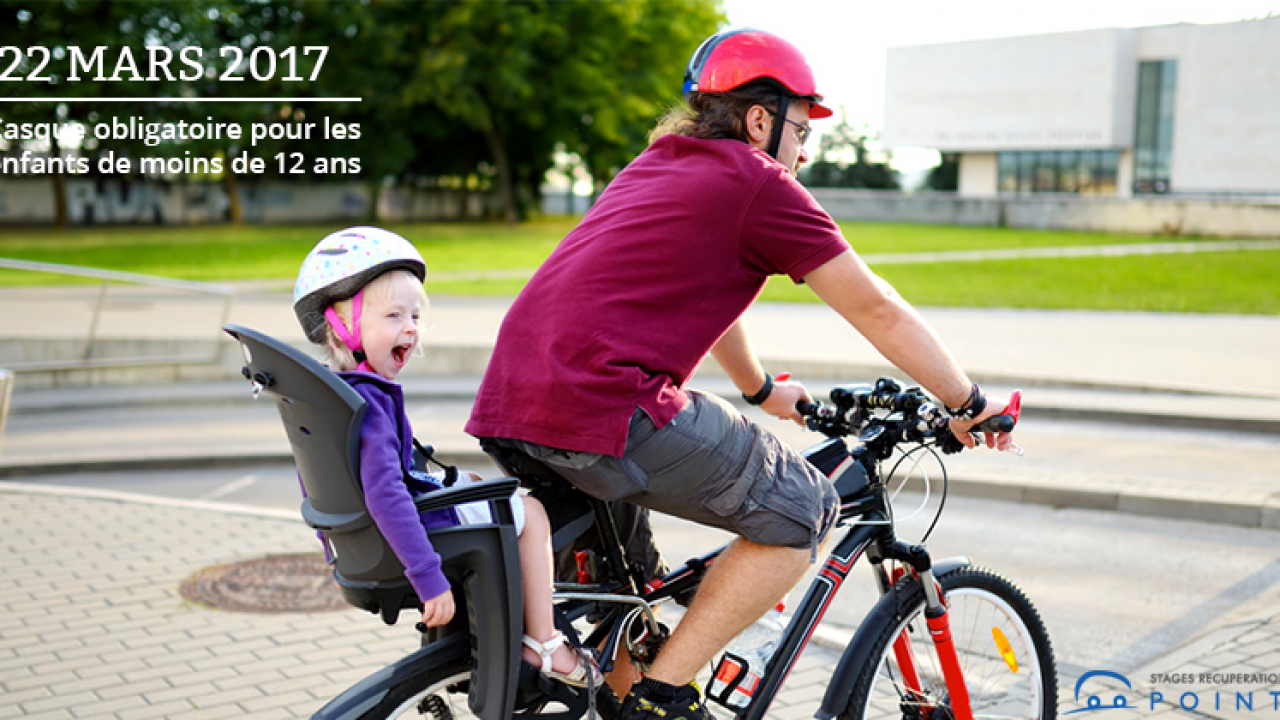 Casque obligatoire à vélo pour les enfants de moins de 12 ans