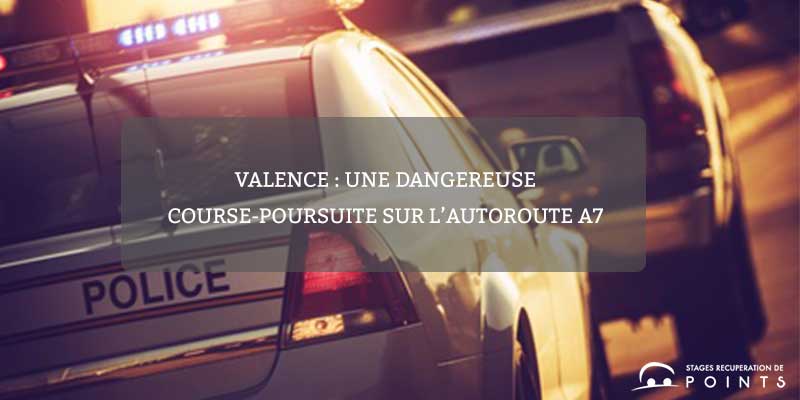 Valence : une dangereuse course-poursuite sur l’autoroute A7