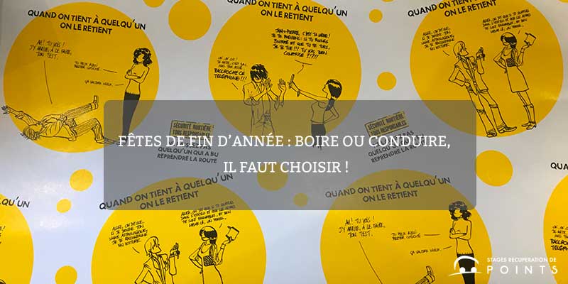 Fêtes de fin d’année : boire ou conduire, il faut choisir !