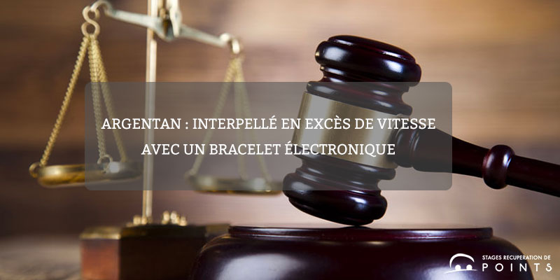 Argentan : interpellé en excès de vitesse avec un bracelet électronique