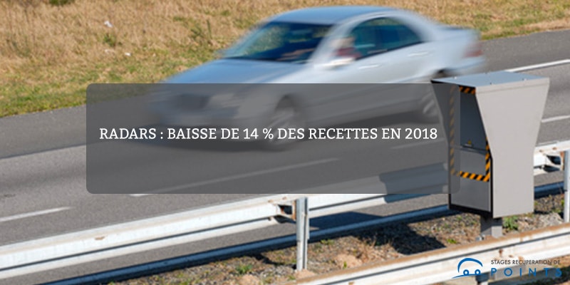 Radars : baisse de 14 % des recettes en 2018